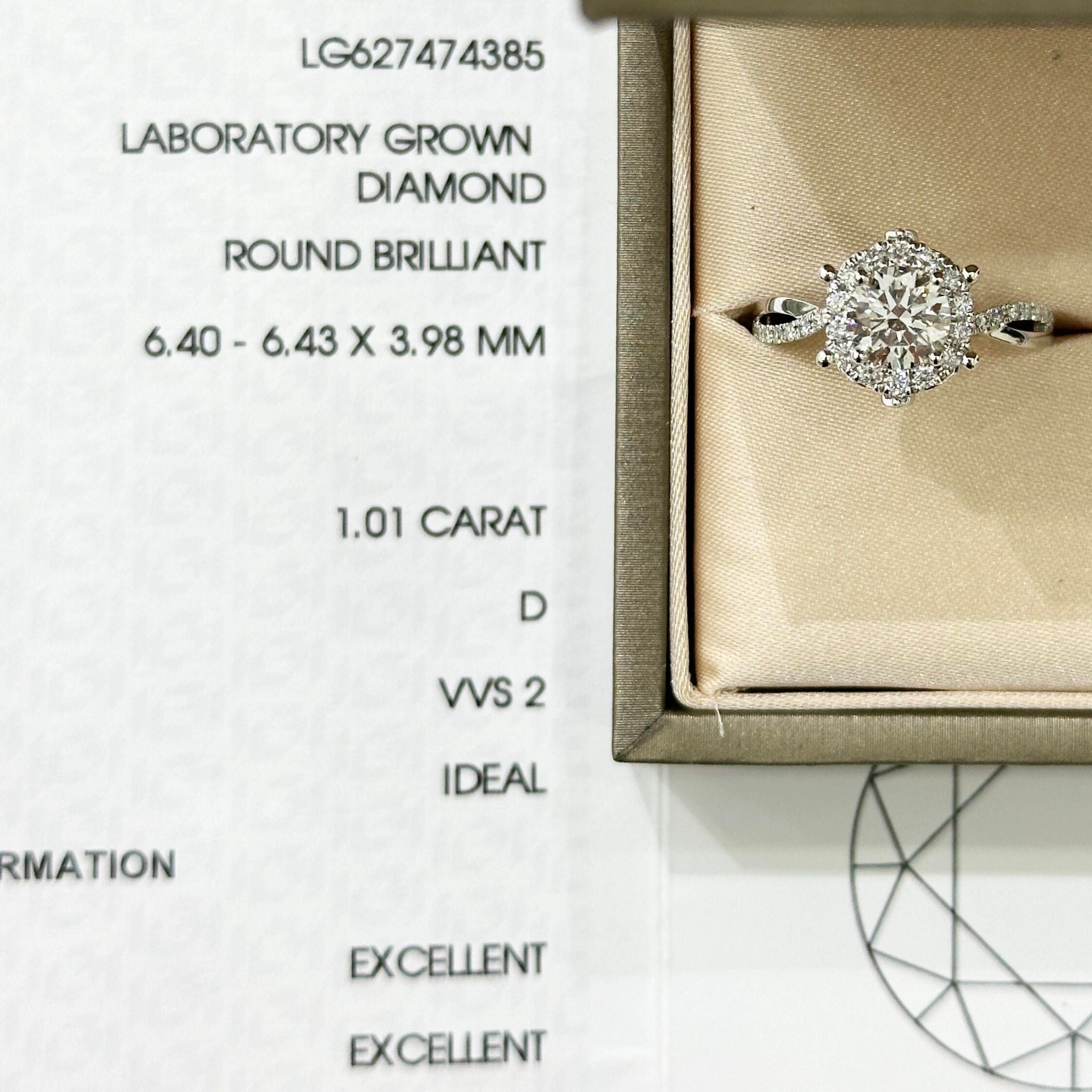 Rozanne Halo Twisted Pavé Band Engagement Ring (RTS-4385)