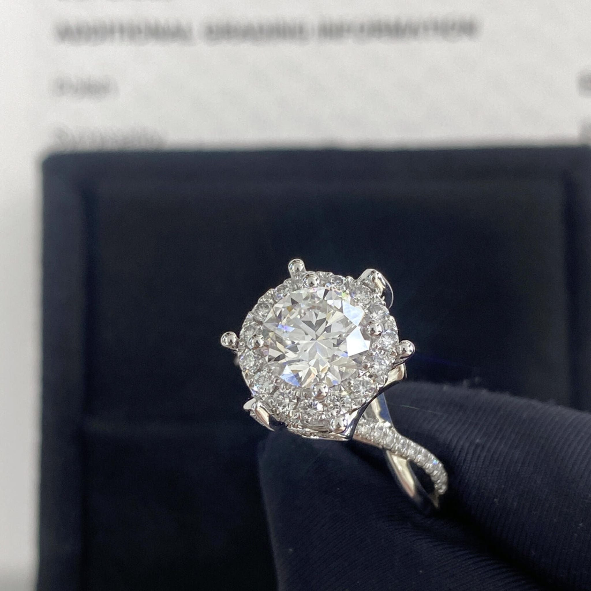 Eternal Flower Engagement Ring (RTS-1176)