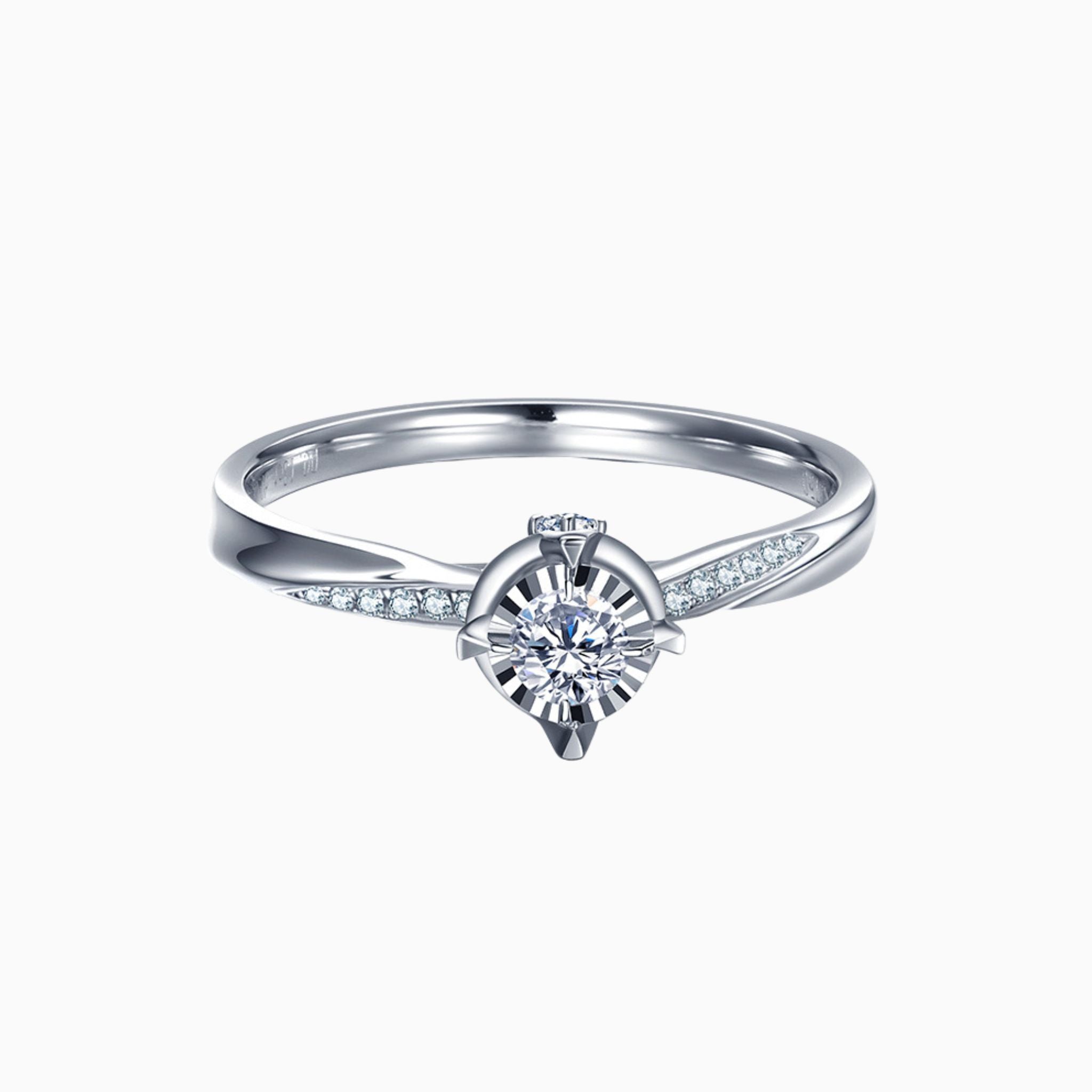 Intertwined Romance Pavé: 1 - Carat