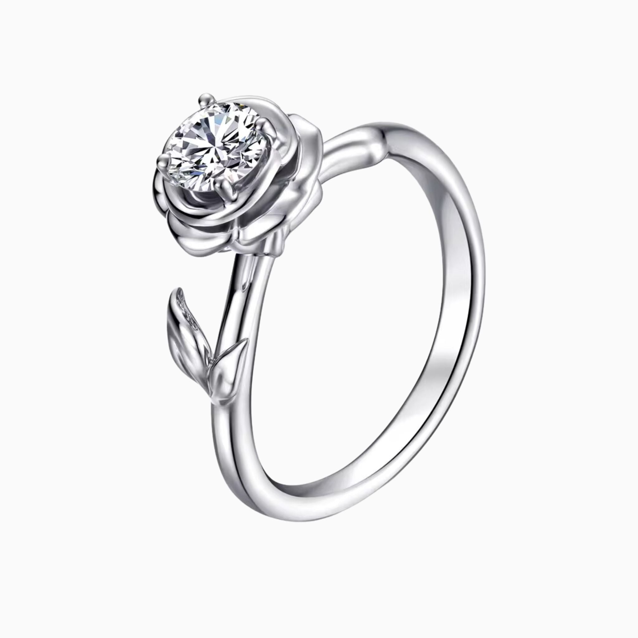 Éternelle Rose with Round Brilliant Diamond Engagement Ring