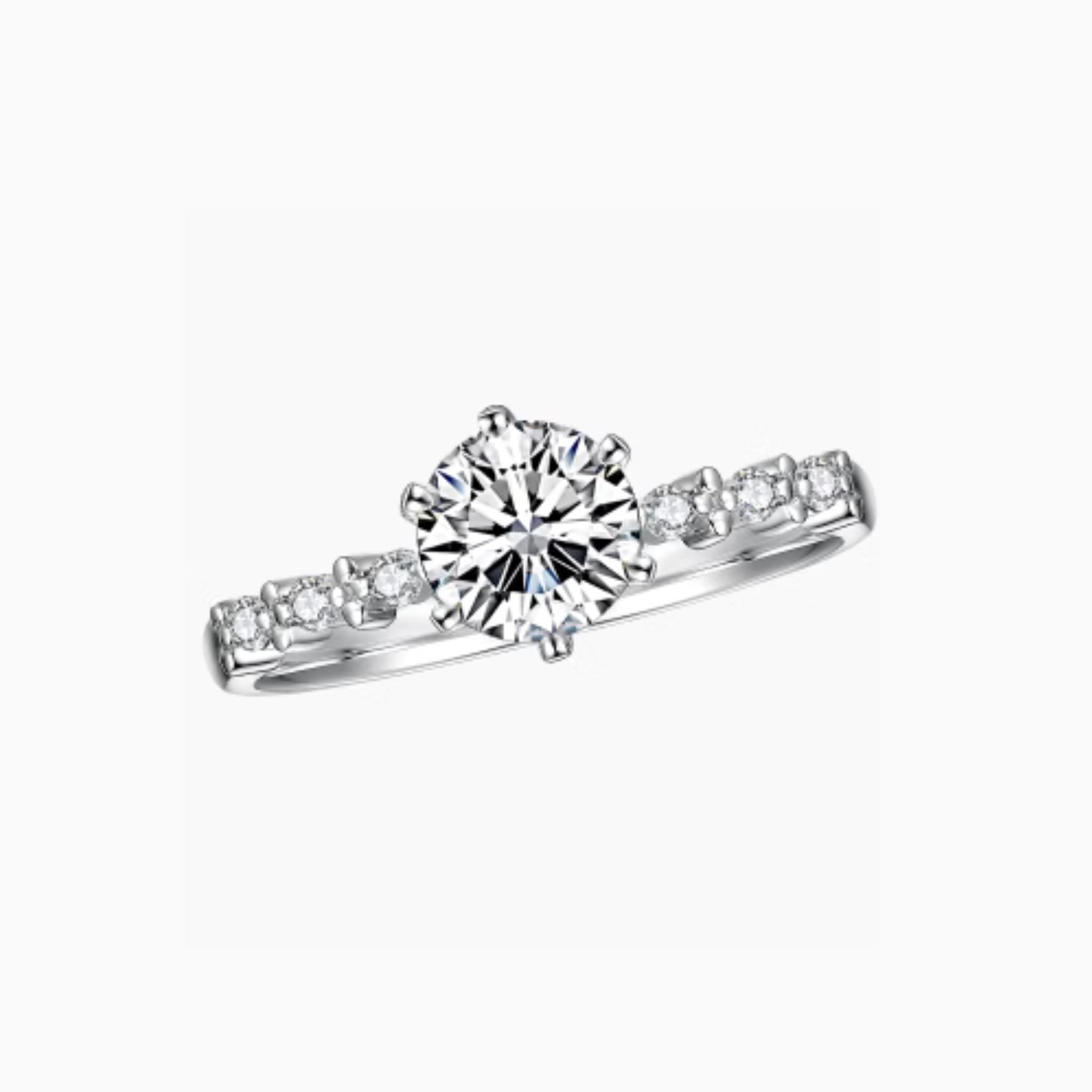 Sea Waves Engagement Ring: 1 - Carat