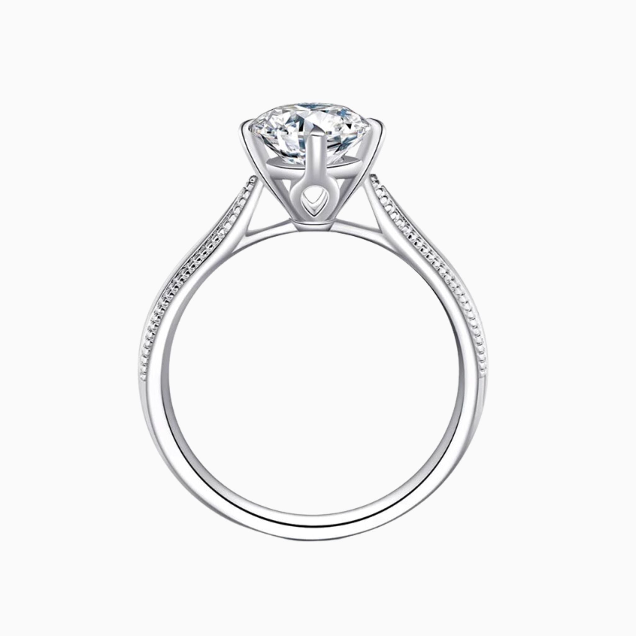 Tanaisie  Round Brilliant Engagement Ring: 1 - Carat