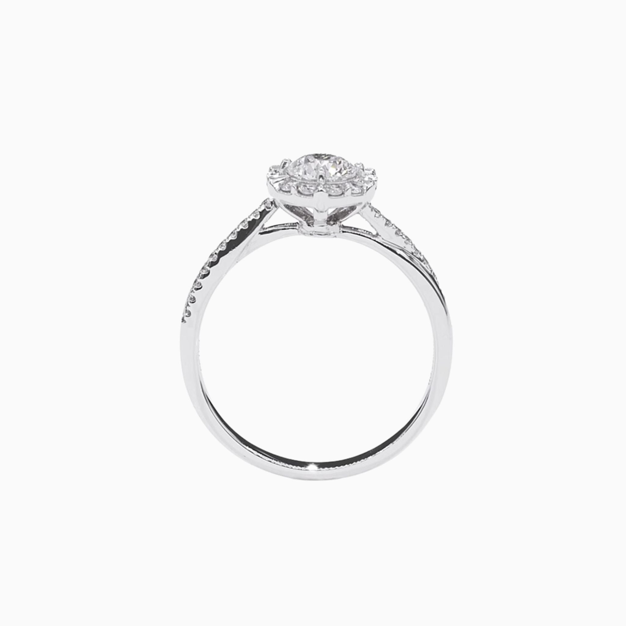 <b>Build Your Own</b> <br>Acacia Halo Engagement Ring<br>