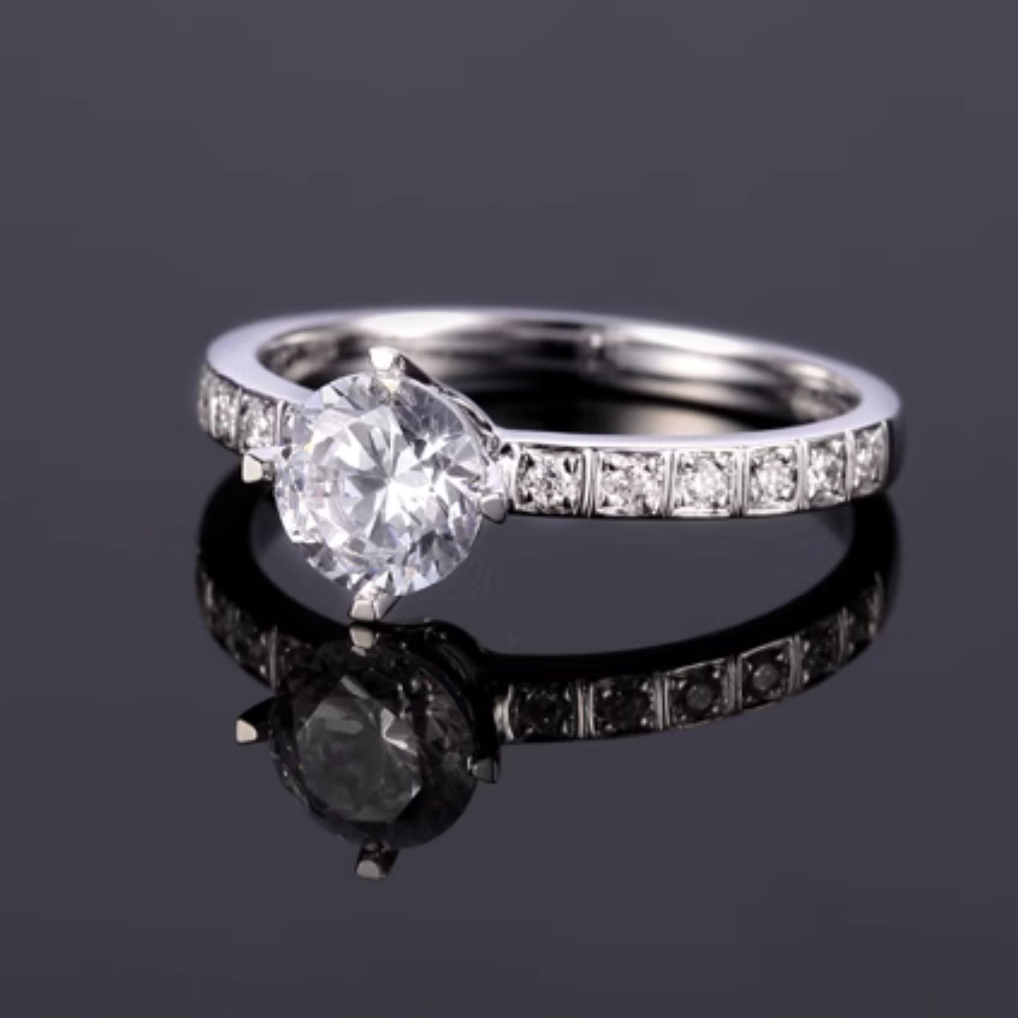 Sacred Vows Pavé Engagement Ring