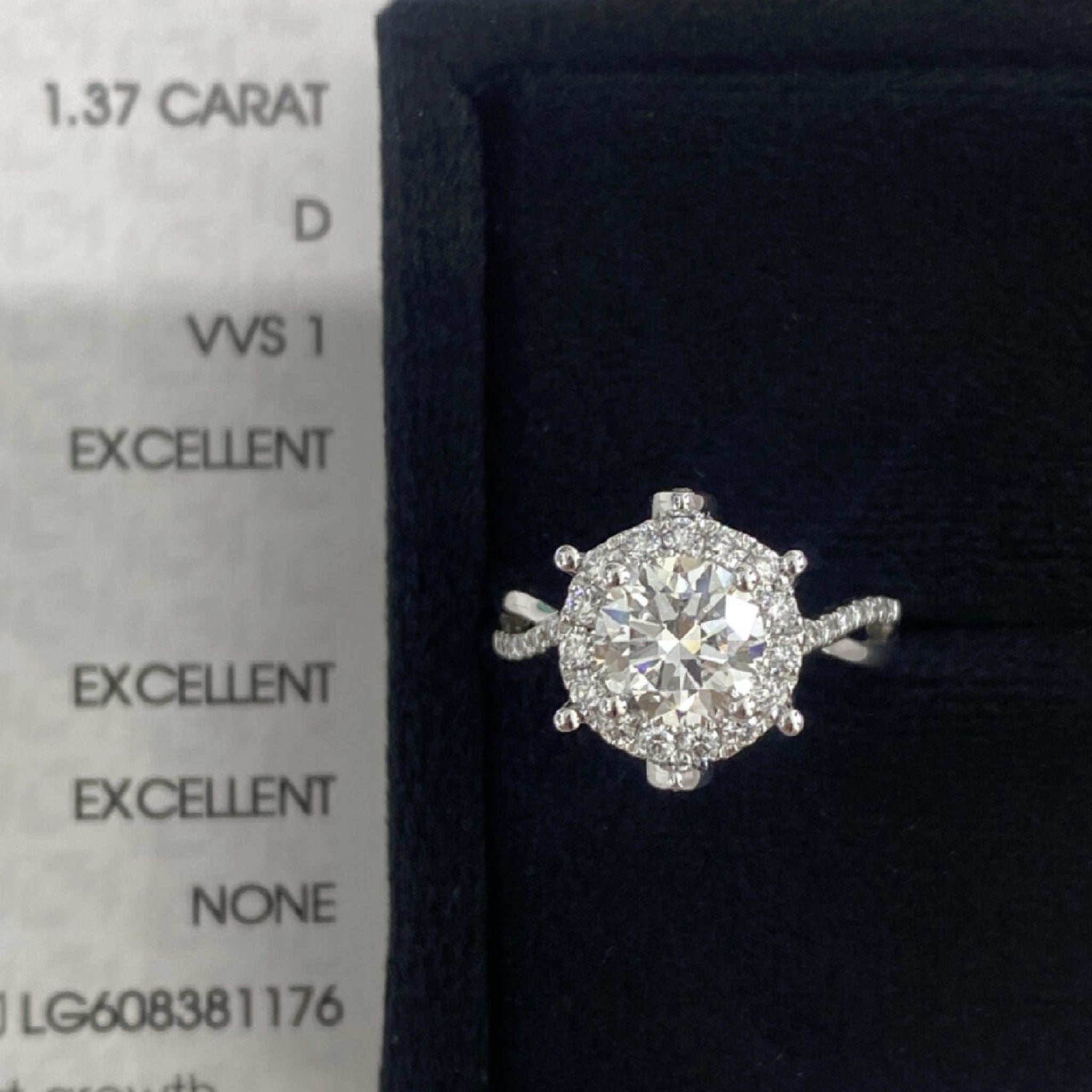 Eternal Flower Engagement Ring (RTS-1176)