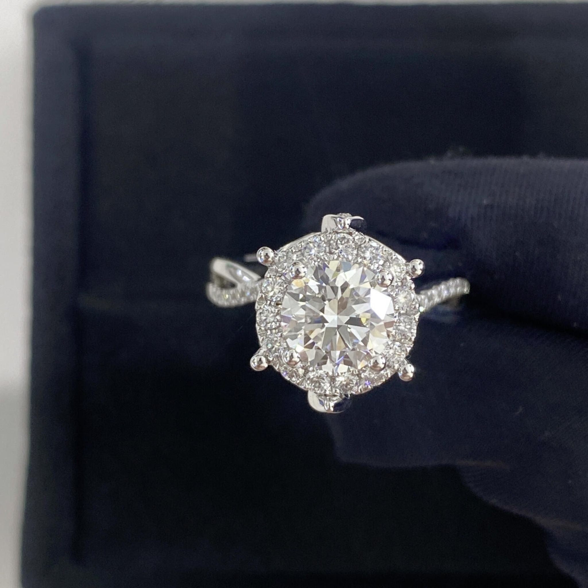 Eternal Flower Engagement Ring (RTS-1176)