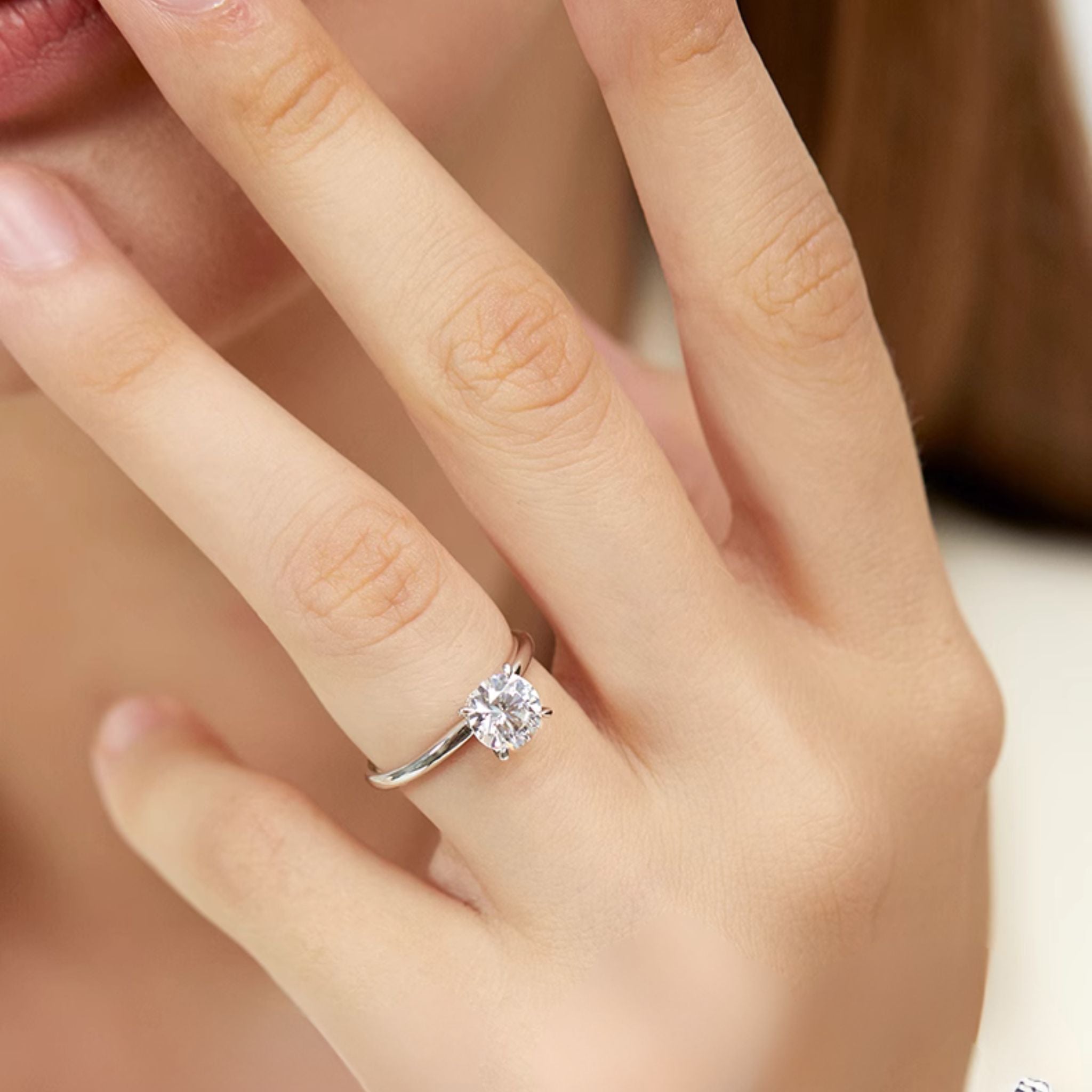 Fleurie Promise Engagement Ring: 1-Carat