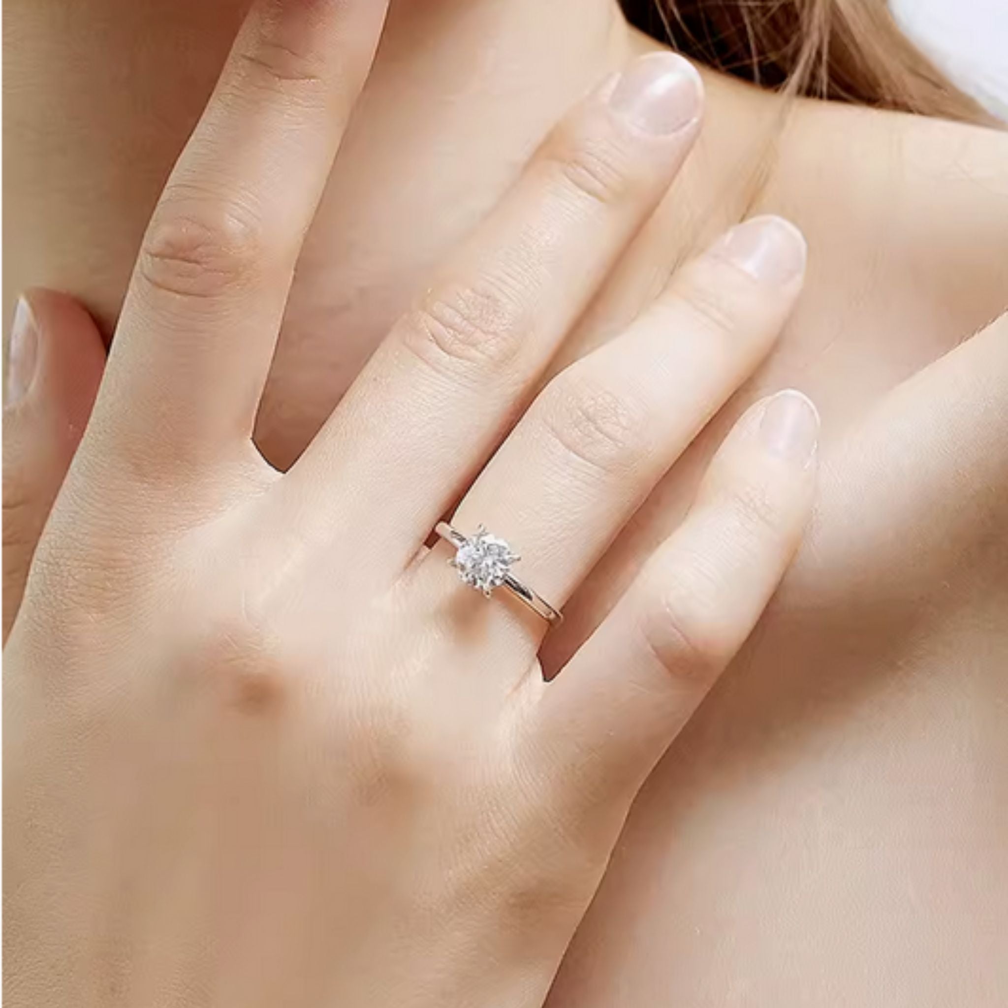 Fleurie Promise Engagement Ring: 1-Carat