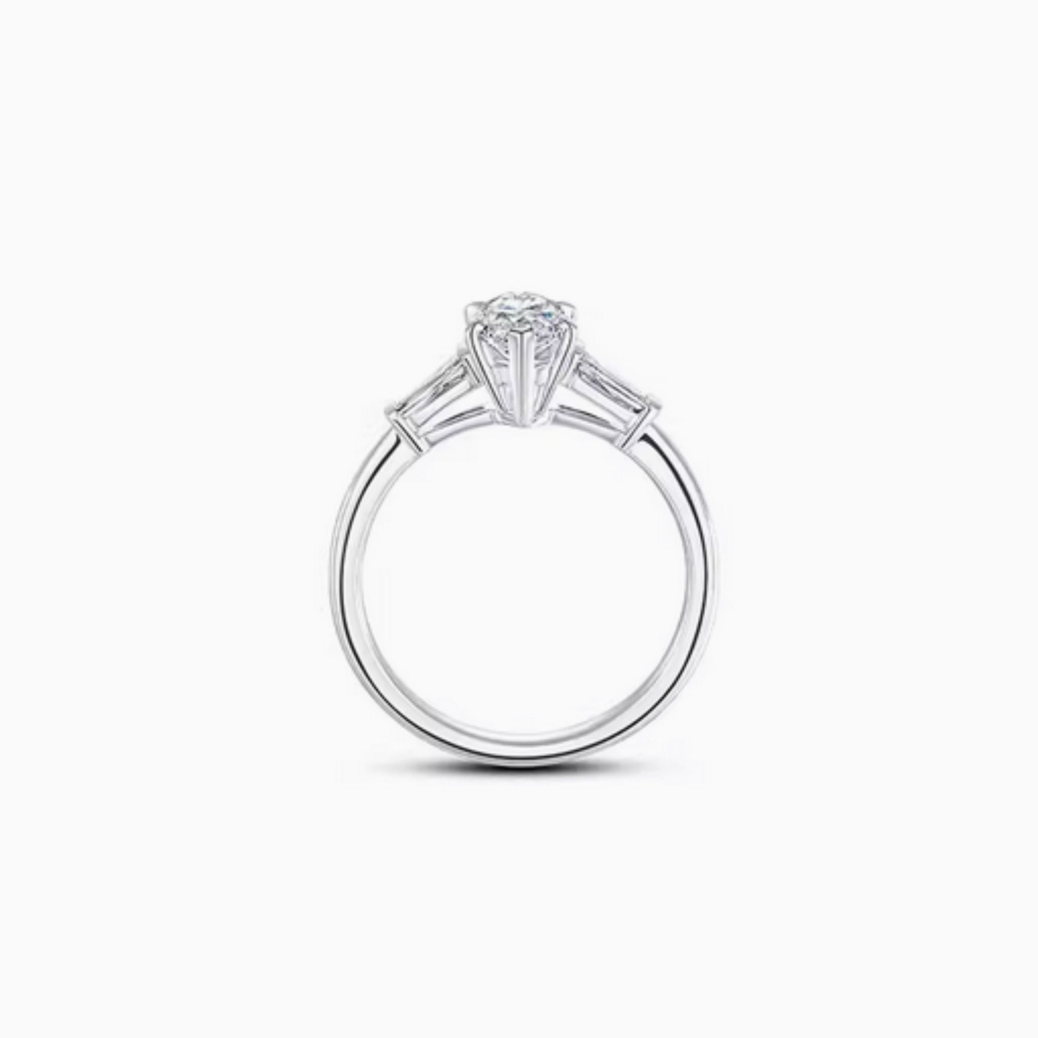 Marquise Three Stone Engagement Ring