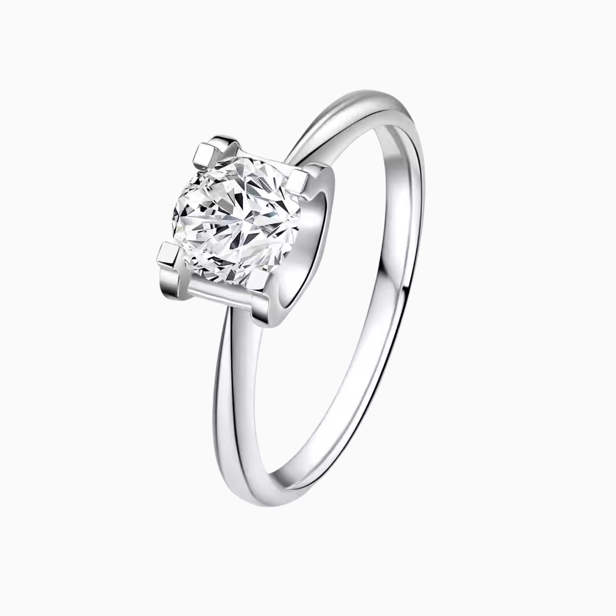 Lumina Floating Round Brilliant Engagement Ring